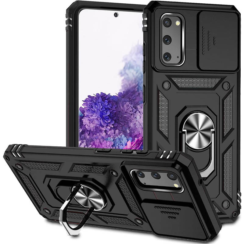 Ударопрочный чехол Camshield Serge Ring для Samsung Galaxy S20 FE Херсон - зображення 1