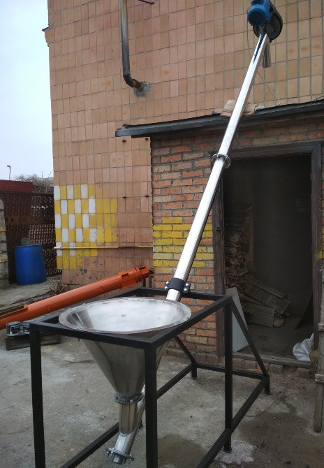 Трубчатый винтовой конвейер, транспортер для ягод D250 L4000 Луцьк - зображення 3