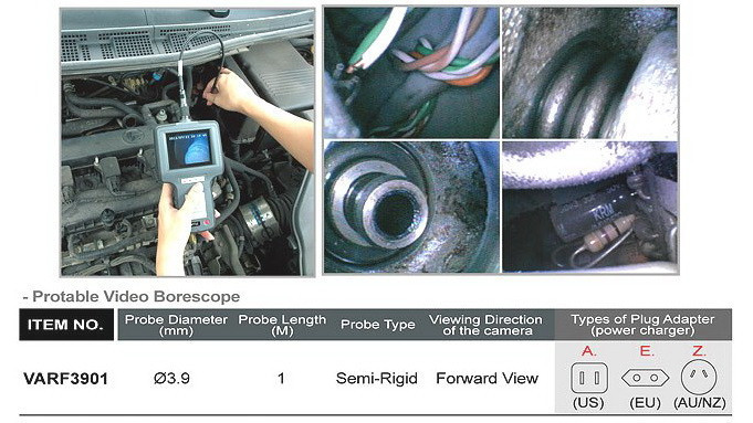 Видеобороскоп технический d3,9 TOPTUL VARF3901E Харьков - изображение 3
