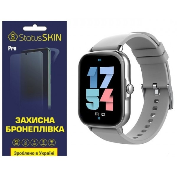 Поліуретанова плівка StatusSKIN Pro на екран Globex Smart Watch Me Pro Матова (Код товару:29002) Харків - зображення 2