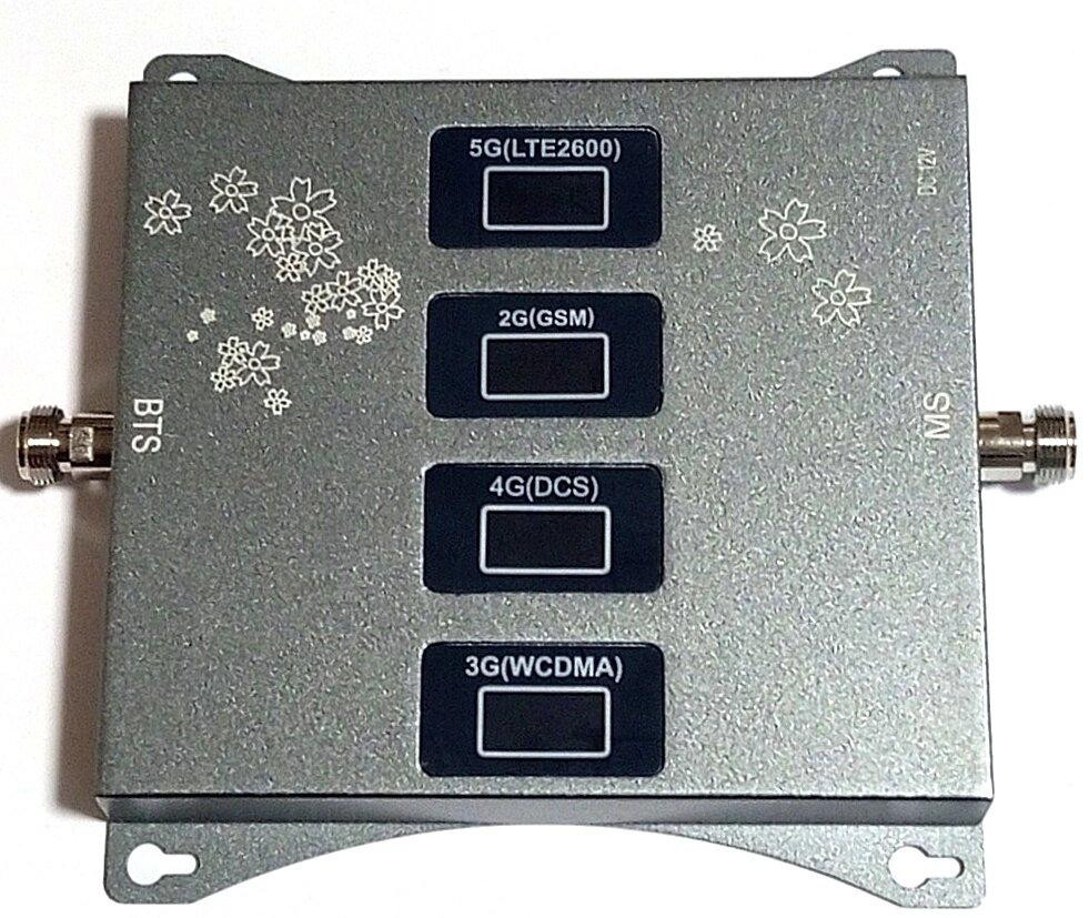 Усилитель сотовой связи и интернета четырехдиапазонный HB-CGDW 900/1800/2100/2600 МГц , 500-700 кв.  Днепр - изображение 1