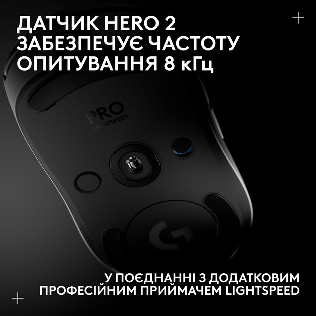 Мышь компьютерная безпроводная Logitech PRO 2 Lightspeed White L910-007302 белая Киев - изображение 9