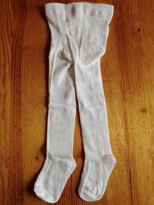 Дитячі білі колготки однотонні Київ - зображення 2