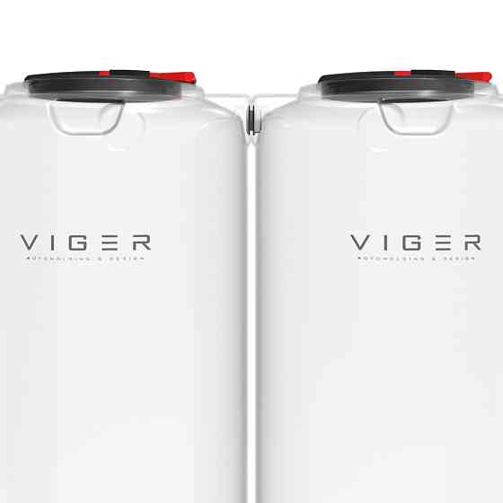 Емкость 1000 л узкая вертикальная Viger белая Київ