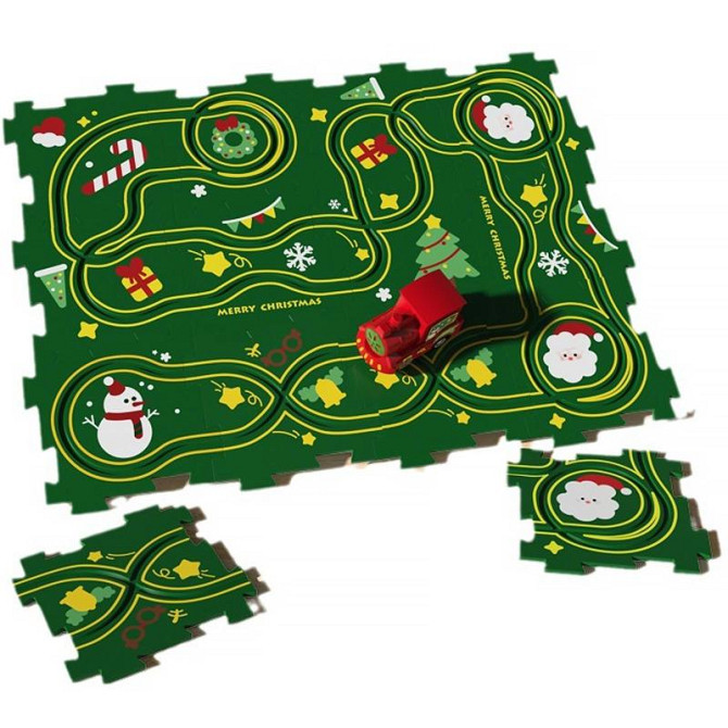 Развивающая игрушка-пазл SHT XDL588-19 Merry Christmas (13pcs) Херсон - зображення 5