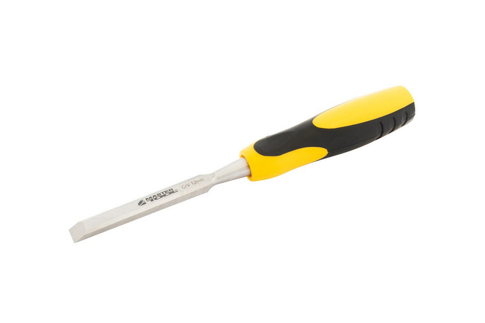 Стамеска ударная MASTERTOOL CrV 12 мм с двухкомпонентной ручкой 14-1512 Харьков - изображение 1