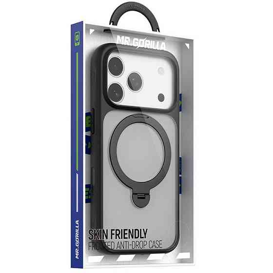 TPU+PC чехол Blueo Skin Friendly 360 Rotatable Stand with MagSafe для Apple iPhone 17 Pro (6.3") Херсон