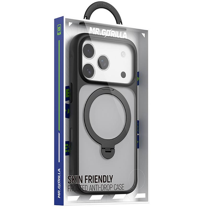 TPU+PC чехол Blueo Skin Friendly 360 Rotatable Stand with MagSafe для Apple iPhone 17 Pro (6.3") Херсон - зображення 2