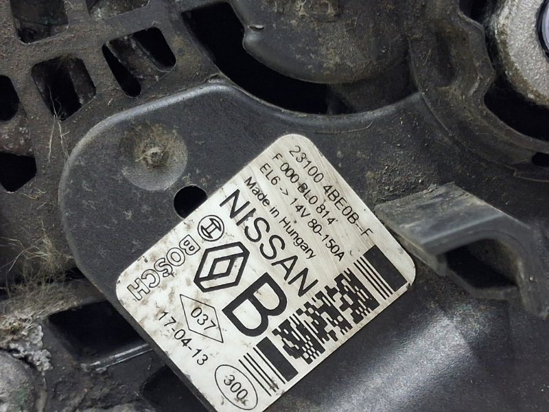Генератор Nissan Qashqai J11 1.2 БЕНЗИН HRA2DDT 2013 (б/у) Киев - изображение 5