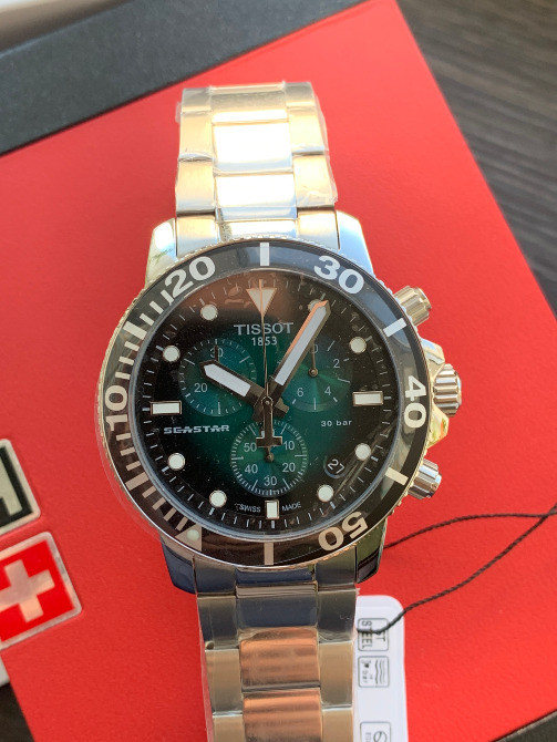 Дайверские часы TISSOT Seastar 1000 (НОВЫЕ) T120417 ремешок, браслет Киев - изображение 2