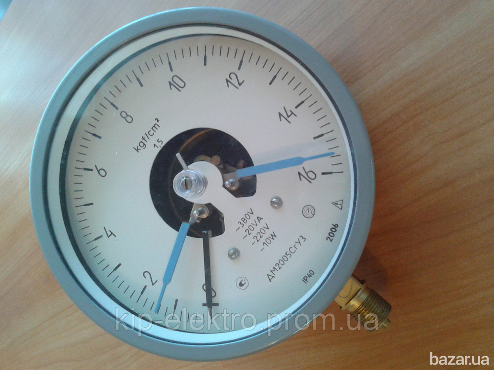 Манометр электроконтактный ДМ2005Сг (ДМ-2005Сг, ДМ 2005Сг, ДМ2005-Сг) Київ - зображення 2