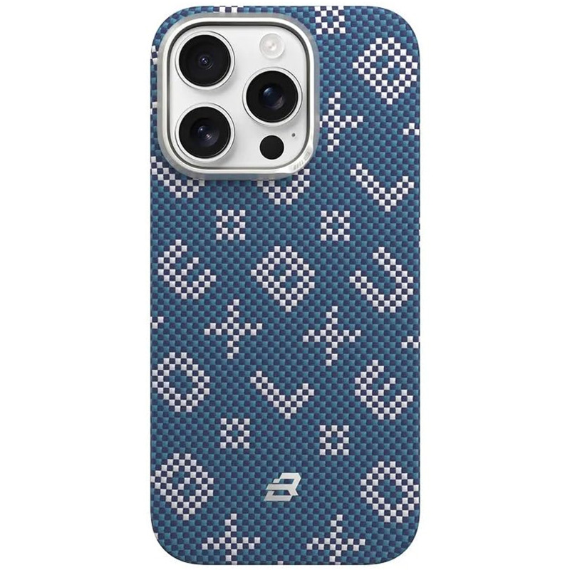 TPU+PC чехол Blueo Gilded Tactile Woven with Magnetic Fit для Apple iPhone 16 Pro Max (6.9") Херсон - зображення 2