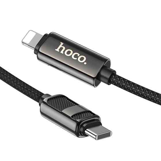 Уценка Дата кабель Hoco U137 Line with display Type-C to Lightning 27W (1.2m) Херсон