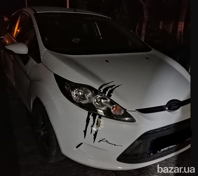 Наклейка на авто в виде Царапины Когтем Черная Бориспіль - зображення 7