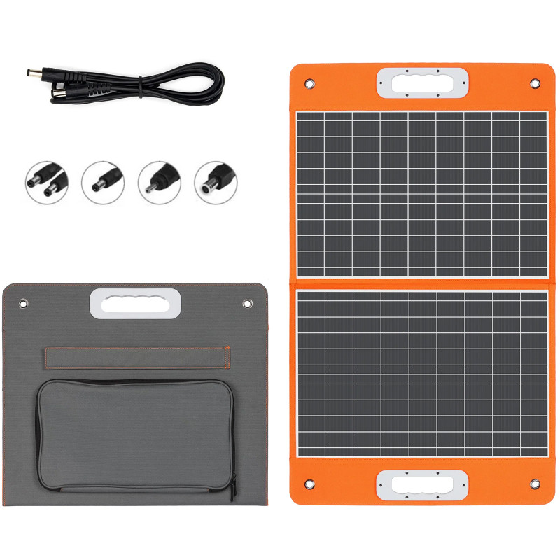 Портативная солнечная панель TSP-18V-60W Monocrystalline PD45W+QC3.0 (1USB-A/1C) Херсон - зображення 2