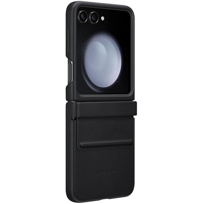 Кожаный чехол Leather Case (AAA) для Samsung Galaxy Z Flip7 Херсон - изображение 2
