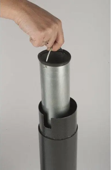 Трубообразная пепельница Probbax 3л Темно-серая Київ - зображення 2