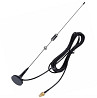 Антенна 75-600MHz 3dBi, до 25W, RG174 3 м SMA-female, на магните, для радиостанций (10939) Дніпро