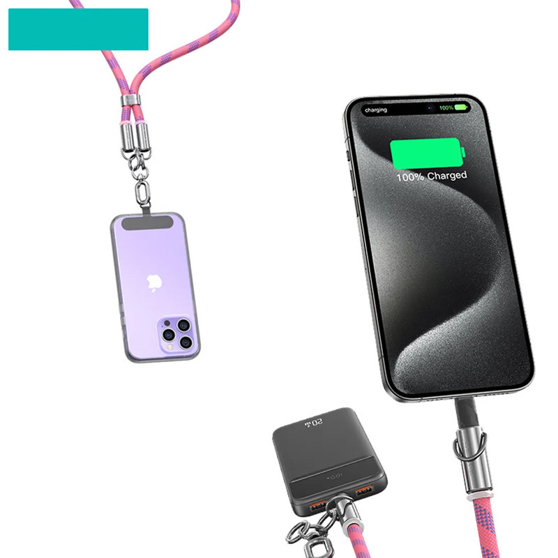 Дата кабель-шнурок Usams US-SJ745 Type-C to Type-C 60W (1.2m) Херсон - зображення 2