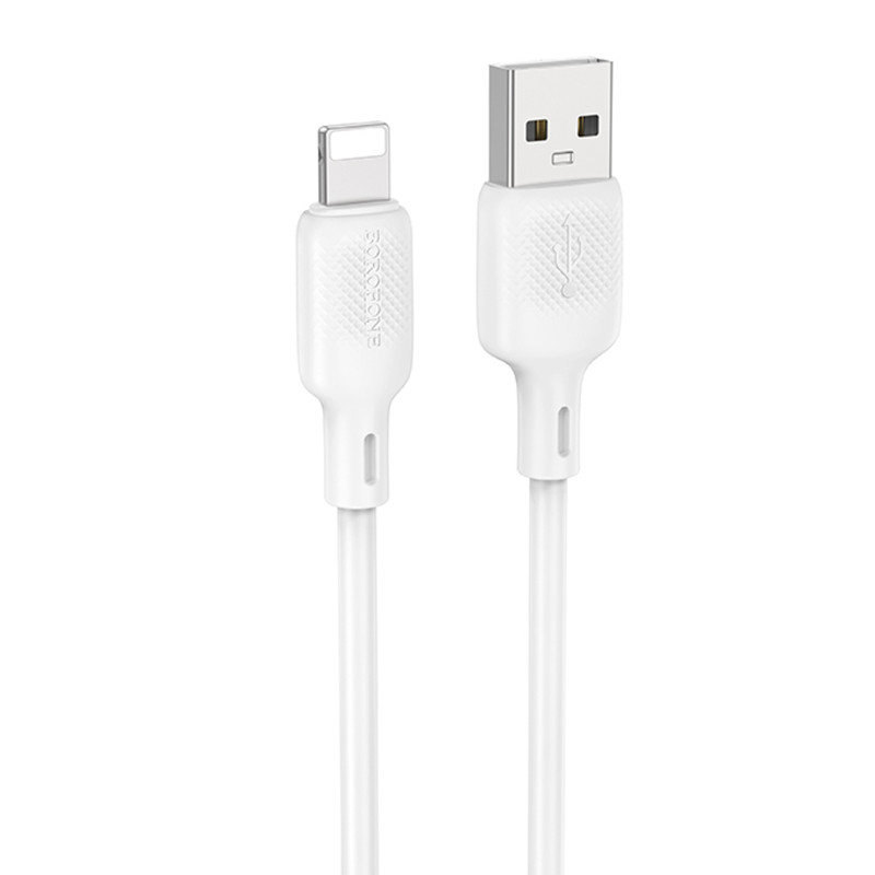 Дата кабель Borofone BX113 Lenny USB to Lightning 2.4A (1m) Херсон - изображение 1