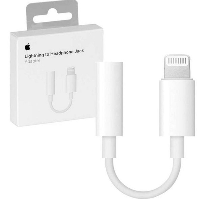 Адаптер для Apple Lightning to 3.5mm Headphone Jack (ААА) (box, no logo) Херсон - зображення 1
