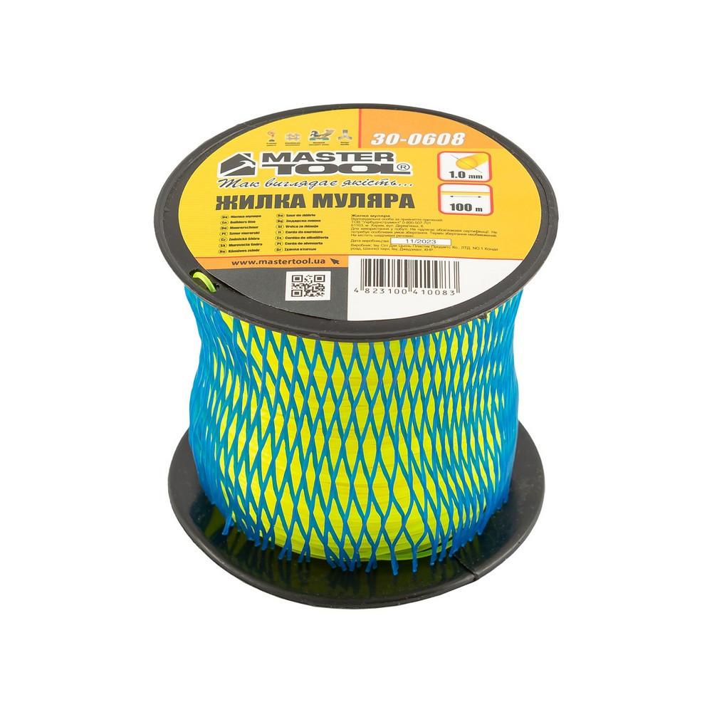 Леска каменщика MASTERTOOL на катушке 1,0 мм 100 м 30-0608 Харків - зображення 2