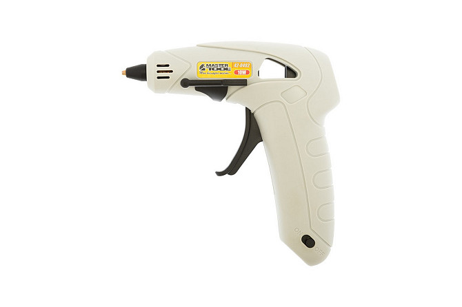 Пистолет клеевой аккумуляторный MASTERTOOL Ø 7.2 мм DC 3.7V 2200 mAh «Капля-Стоп» 42-0402 Харків - зображення 3