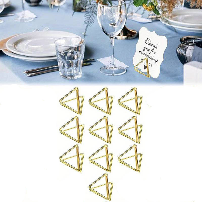Подставка для банкетной посадочной карточки, ценникодержатель Leeseph 10шт золото Одеса - зображення 4