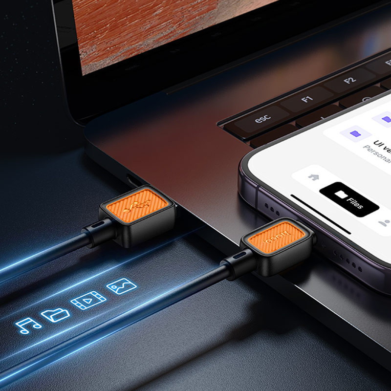 Дата кабель Hoco X108 Benefit USB to Lightning 2.4A (1m) Херсон - изображение 5