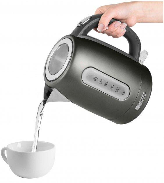 Электрочайник SenСor SWK-1778BK 1.7 л серый Київ - зображення 2