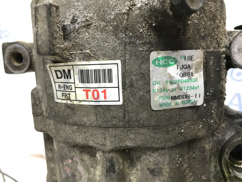 Компрессор кондиционера Hyundai Santa fe DM 2.2 DIESEL D4HB 2012 (б/у) Киев - изображение 7
