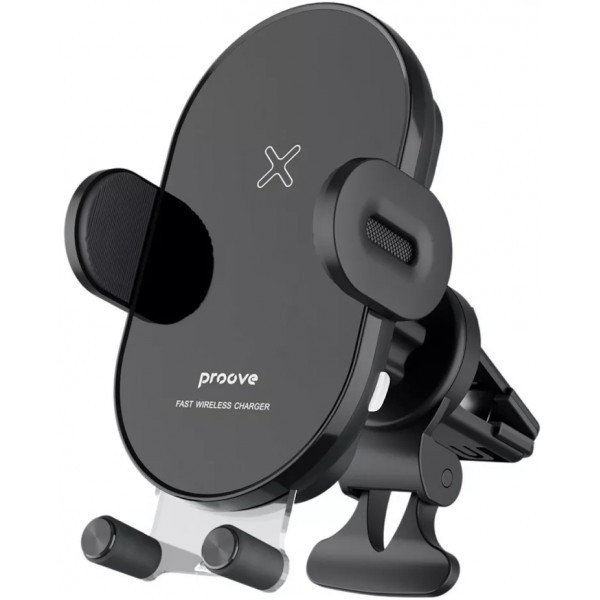 Автомобільний тримач з БЗП Proove Rounded Energy 15W Black (WHRE15010001) (Код товару:38165) Харків - зображення 1