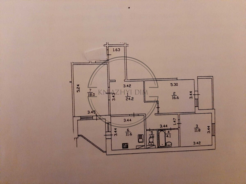 Продаж 3х кім. квартири Молодіжний квартал м. Осокорки КОД: № 21146220 Киев - изображение 8