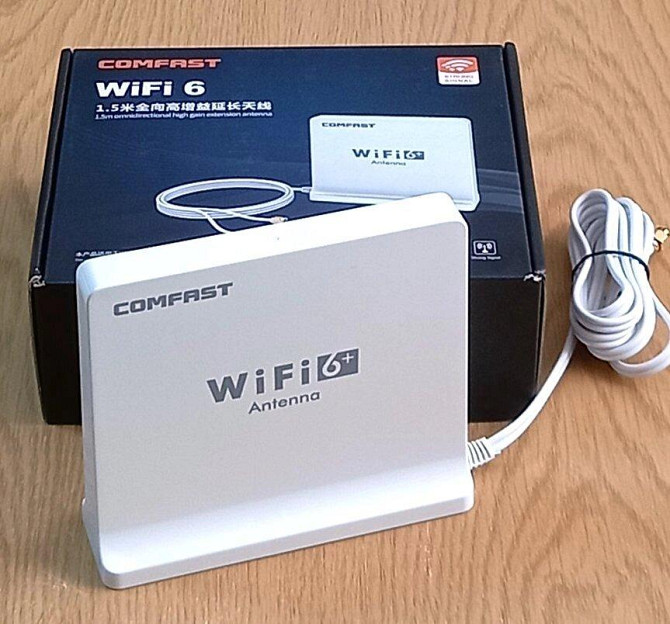 Антенна 2160-2600 МГц/5230-5840MHz 5dBi, CMF-24585, , RP-SMA разъемы, на магнитном основании Дніпро - зображення 1