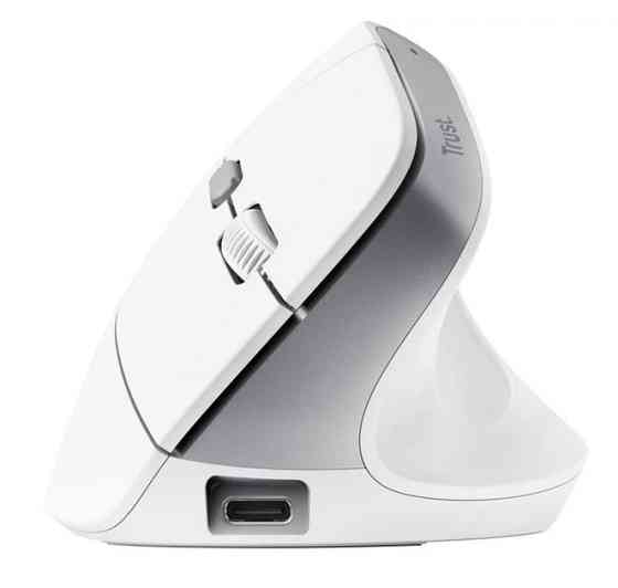 Мышь компьютерная безпроводная Trust Bayo 2 Ergonomic Wireless White 25398_TRUST белая Киев