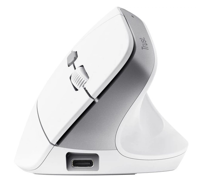 Мышь компьютерная безпроводная Trust Bayo 2 Ergonomic Wireless White 25398_TRUST белая Киев - изображение 2