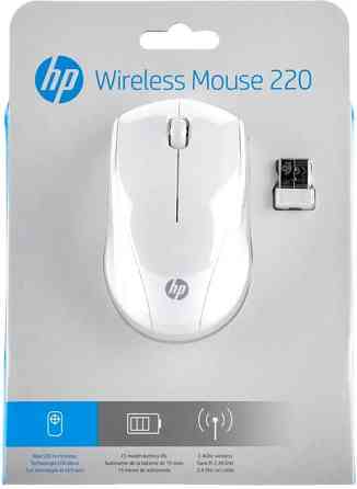 Мышь компьютерная безпроводная HP 220 Snow White 7KX12AA белая Киев