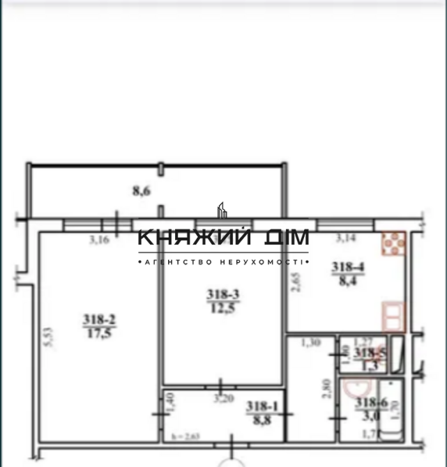Продаж 2х кімнатної квартири Харківський масив, ТРЦ New Way КОД 21147298 Київ - зображення 7