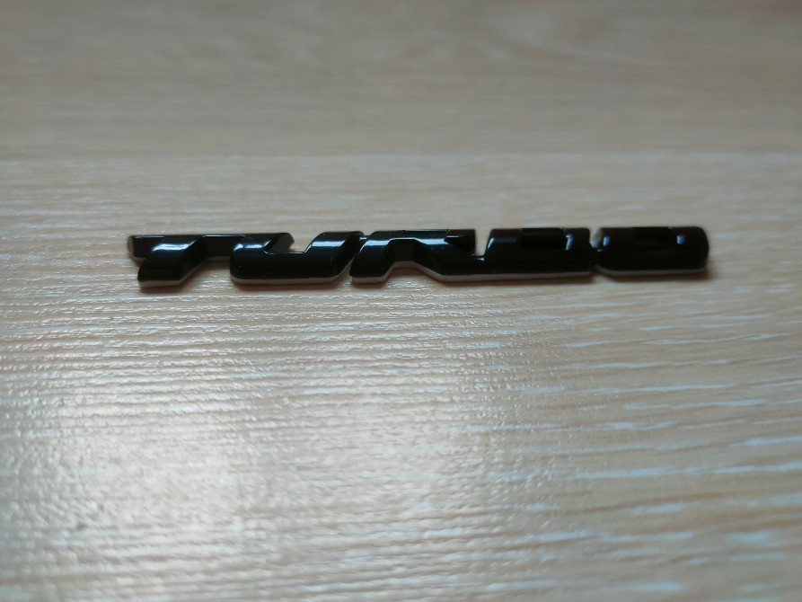 Авто наклейкаTurbo Чёрная Металлическая Київ - зображення 8