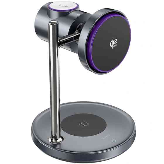БЗУ WIWU Wi-W041 Space Qi2 3 in 1 wireless charger Херсон