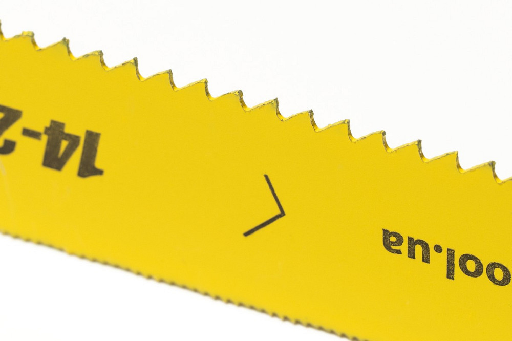 Полотно для металла/дерева MASTERTOOL двустороннее C60 300х25х0.6 мм/24/8х1" Ram D 6 шт 14-2908 Харків - зображення 3