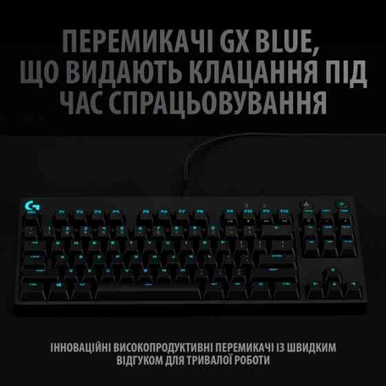 Клавиатура компьютерная проводная Logitech G PRO Mechanical Gaming USB L920-009392 черная Київ