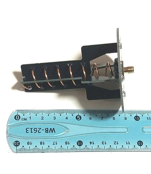 Антенна спиральная 5100-6300MHz 13,8dBi, до 50W, правосторонняя RHCP, 8-витковая, SMA-female (гнездо Днепр - изображение 8