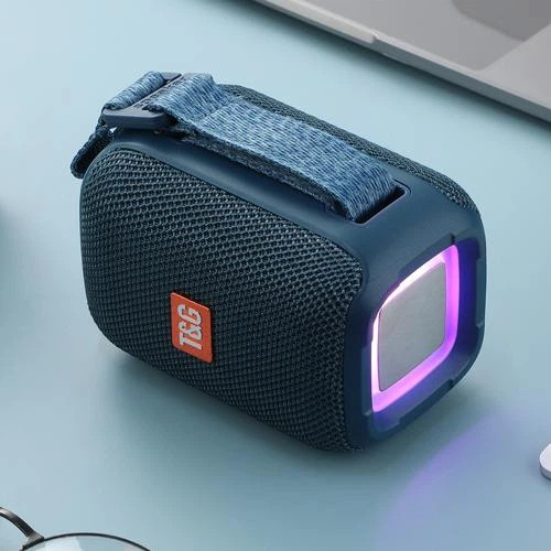 Колонка портативная Bluetooth T&G TG339 blue синяя Київ - зображення 2