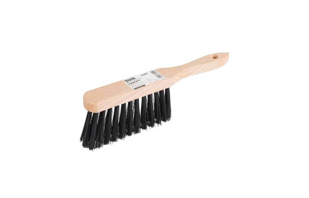 Щетка для сметания MASTERTOOL деревянная колодка 3-рядная 265х30х80/65 мм 14-6370 Харків - зображення 1