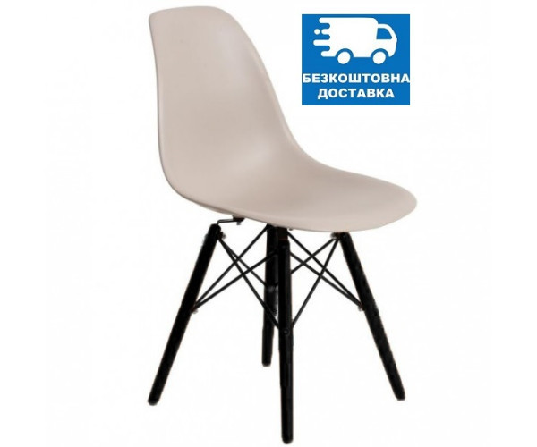 Стілець Тауер Вуд пластиковий бежевий колір Днепр - изображение 1