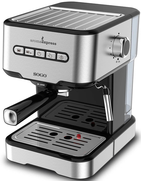 Кофеварка рожковая SOGO SS-5685 850 Вт серебристая Киев - изображение 3