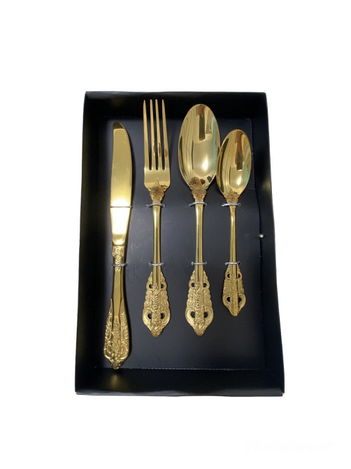 Набор столовых приборов Gold Vintage (на 4 персоны) Київ - зображення 11