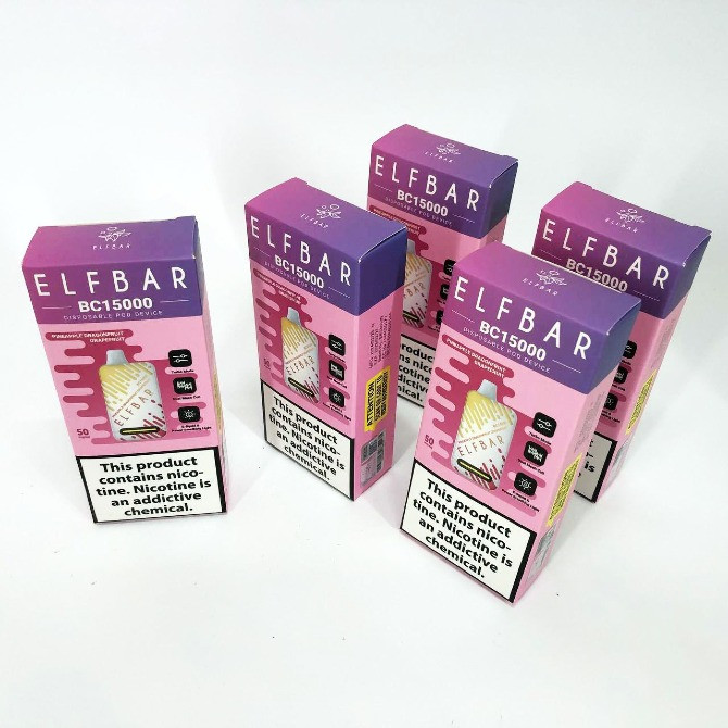 Е-сигарета ELF BAR 5% 15000 тяг, Ананас Драконовий фрукт Грейпфрут Житомир - зображення 2
