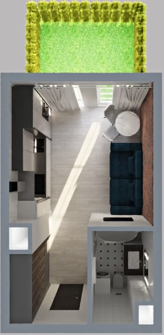 1-к квартира в історичному центрі м. Люблін, Польща від забудовника Киев - изображение 10